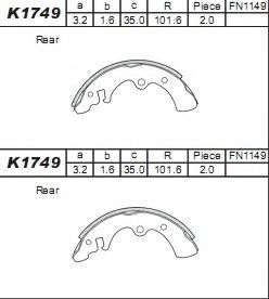 Set saboti frana