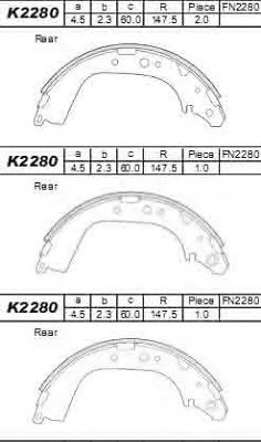 Set saboti frana