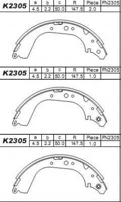 Set saboti frana