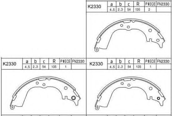 Set saboti frana