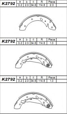 Set saboti frana