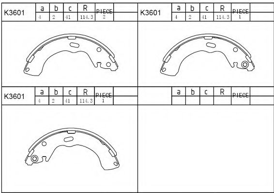 Set saboti frana
