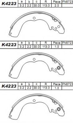 Set saboti frana