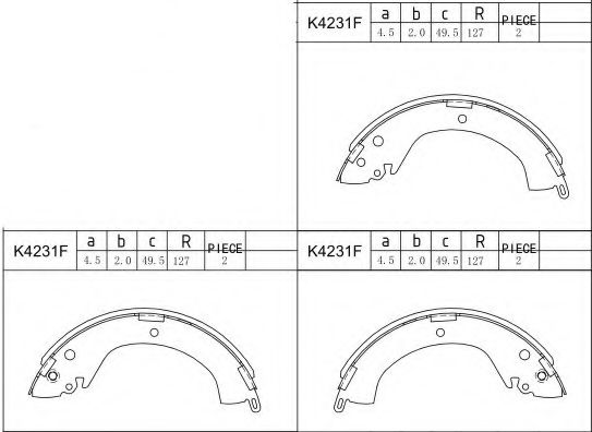 Set saboti frana