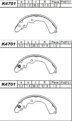 Set saboti frana