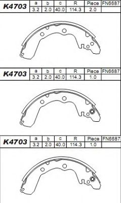 Set saboti frana