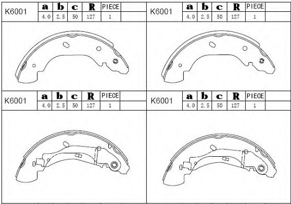 Set saboti frana