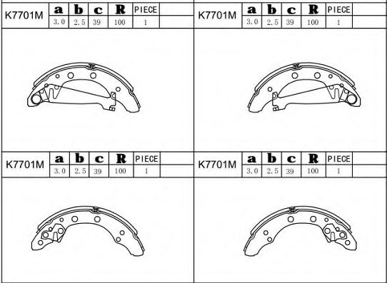 Set saboti frana