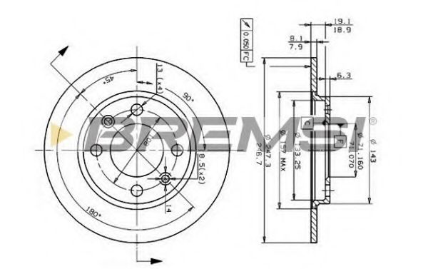 Disc frana