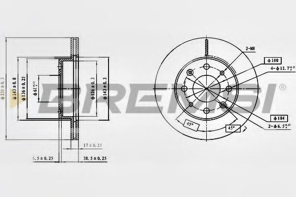 Disc frana