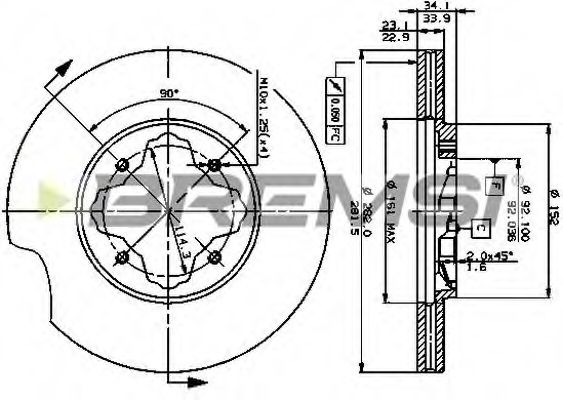 Disc frana