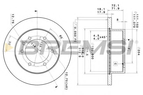 Disc frana