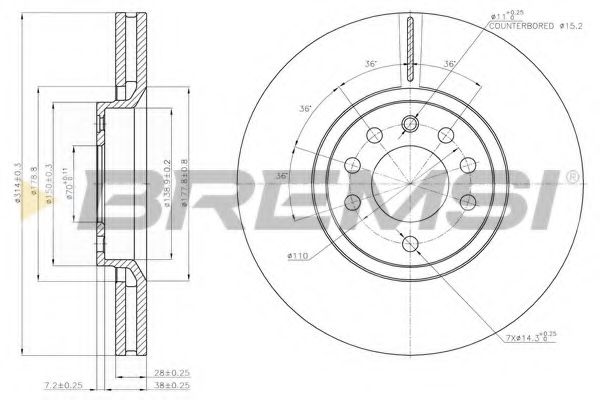 Disc frana