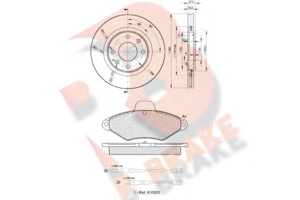 Set frana, frana disc