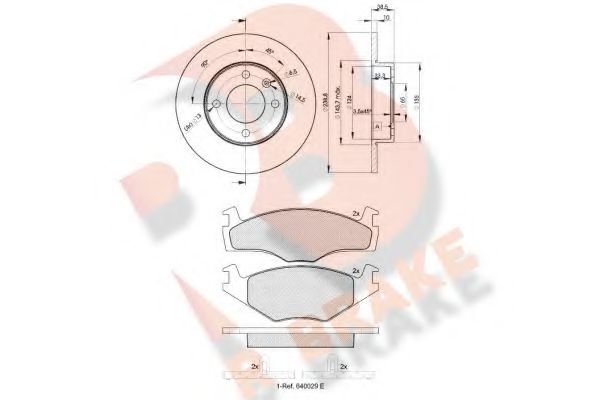 Set frana, frana disc