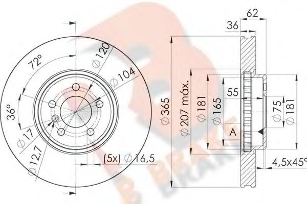 Disc frana