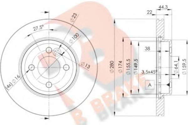 Disc frana