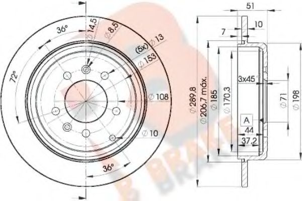 Disc frana