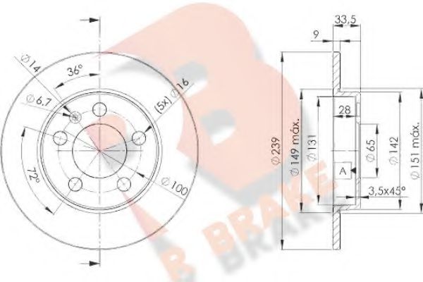 Disc frana