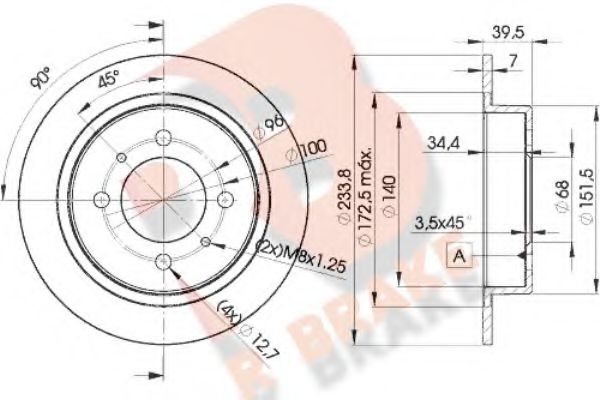 Disc frana