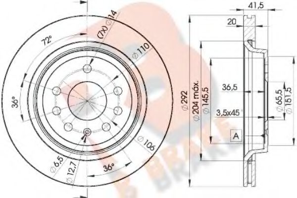 Disc frana