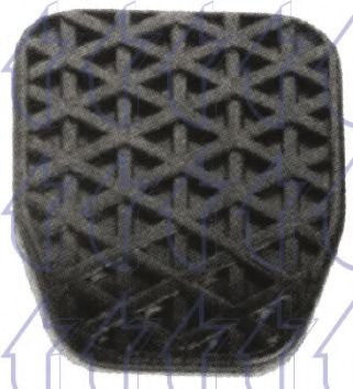 Acoperire pedala, pedala frana