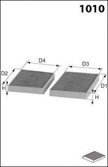 Filtru, aer habitaclu