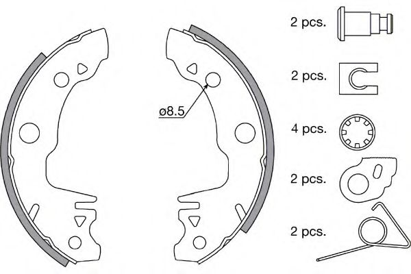 Set saboti frana