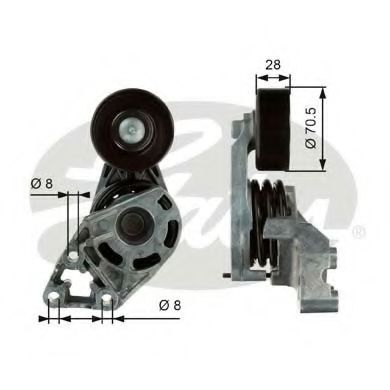 rola intinzator,curea transmisie