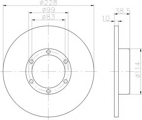 Disc frana