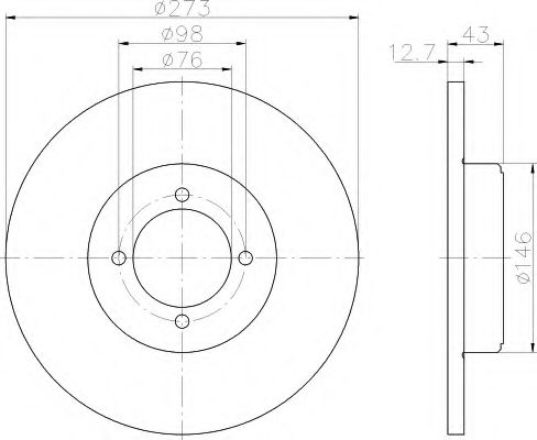 Disc frana