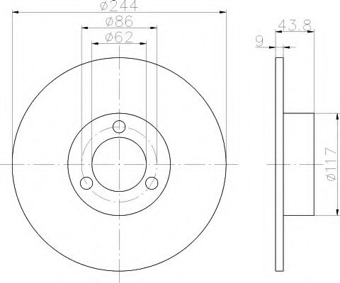 Disc frana