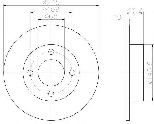 Disc frana