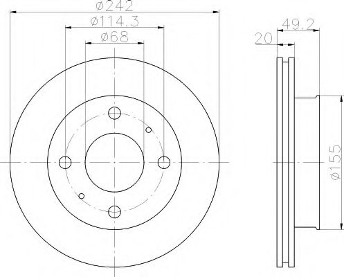 Disc frana