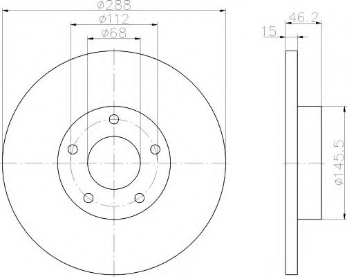 Disc frana