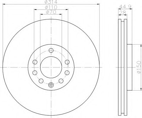 Disc frana