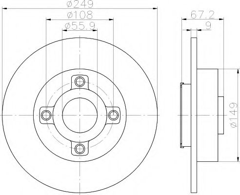 Disc frana