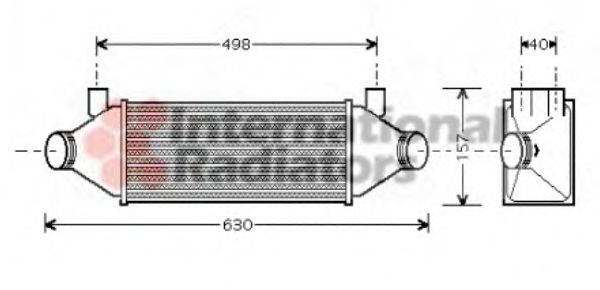 Intercooler, compresor