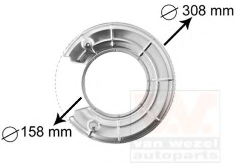 protectie stropire,disc frana
