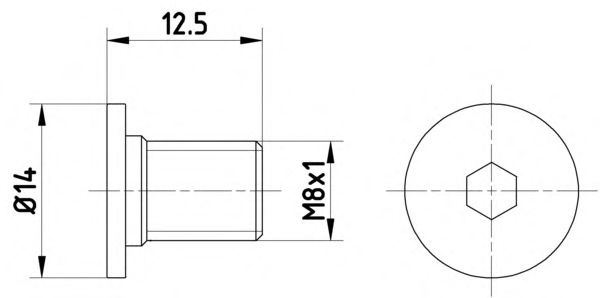 Surub, disc frana