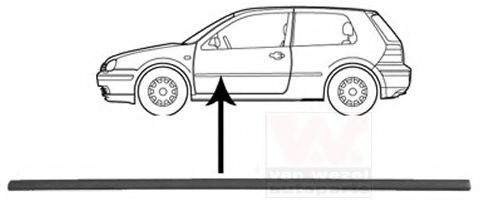 Elemente decorative/protectie, portiera