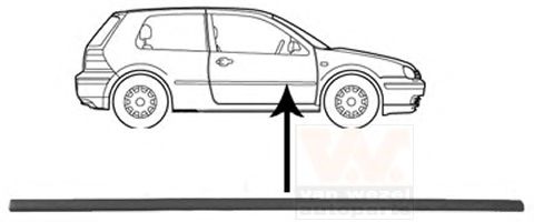 Elemente decorative/protectie, portiera