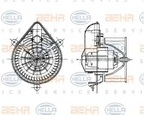 Ventilator, habitaclu
