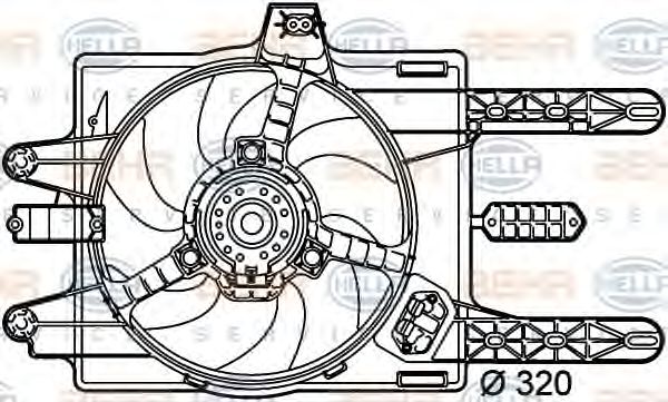 Ventilator, radiator