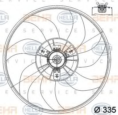 Ventilator, radiator