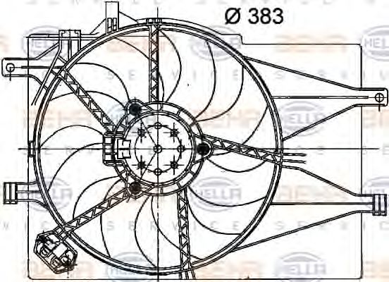 Ventilator, radiator