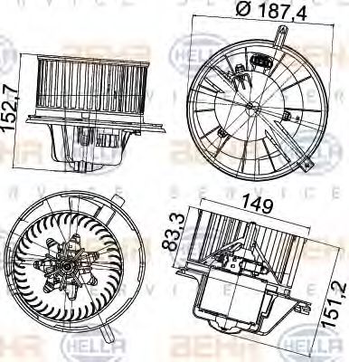 Ventilator, habitaclu
