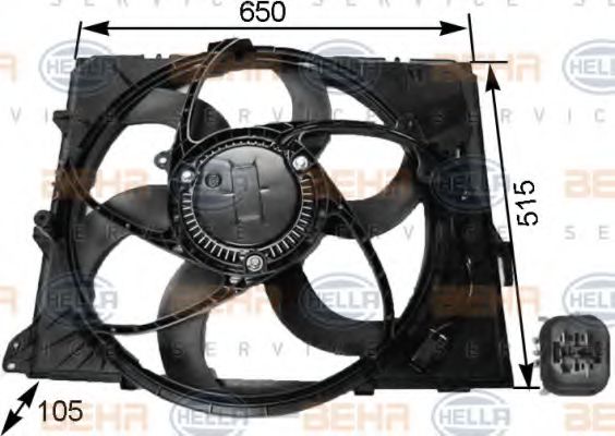 Ventilator, radiator