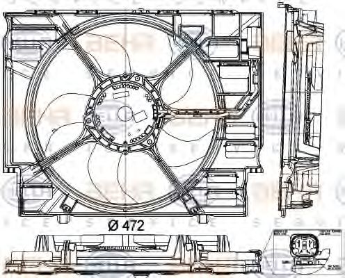 Ventilator, radiator
