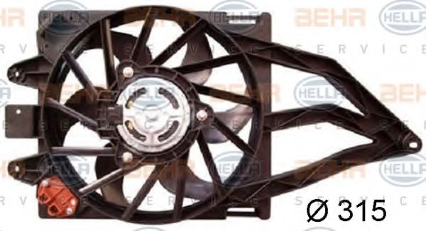 Ventilator, radiator